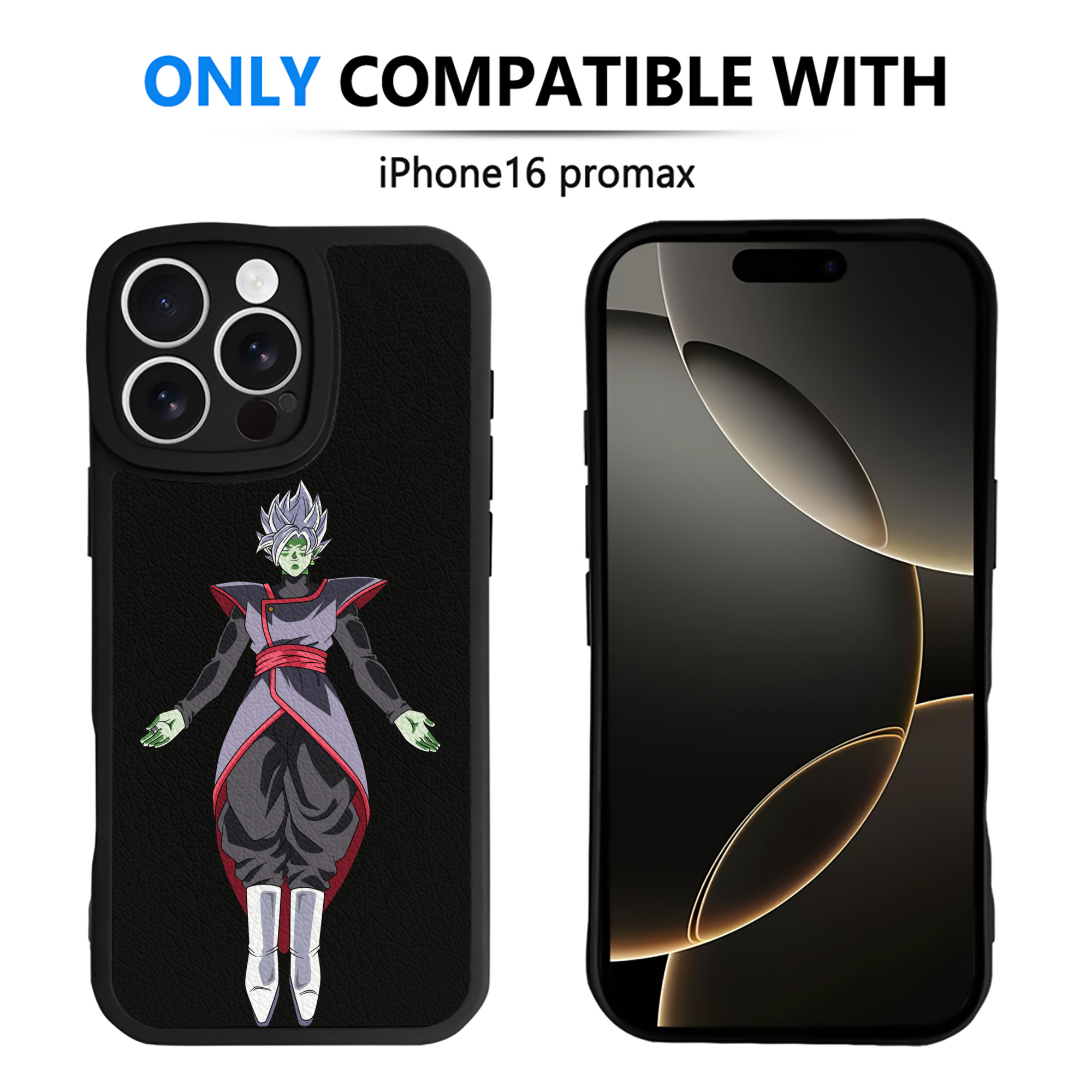 （画像用） ドラゴンボール ベジット DRAGON BALL Vegetto 【iPhone 16シリーズ対応】シリコンスマホケース（レザー調） 材質：シリコン